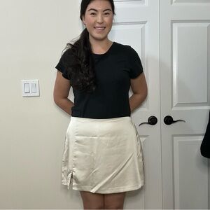 Abercrombie satin mini skort